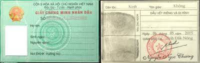 Thời hạn chứng minh nhân dân