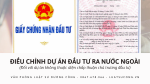 điều chỉnh dự án đầu tư, vpls dương công