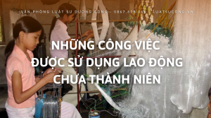 lao động chưa thành niên, vpls dương công