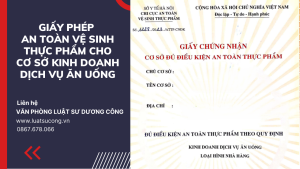 an toàn vệ sinh thực phẩm, vpls dương công