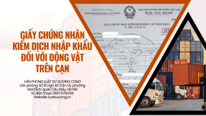 nhập khẩu động vật, vpls dương công