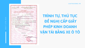 giấy phép kinh doanh vận tải